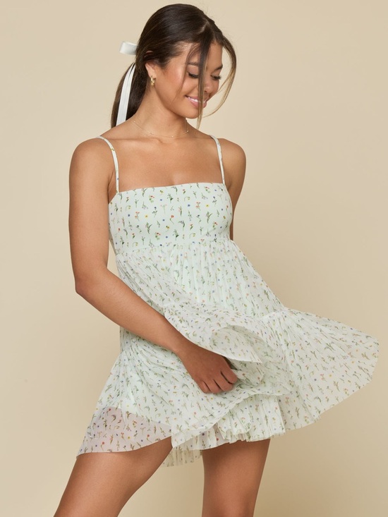 POPFLEX Dresses & Skirts - Popflex - Pirouette Babydoll Dress - Meadow - Size XS